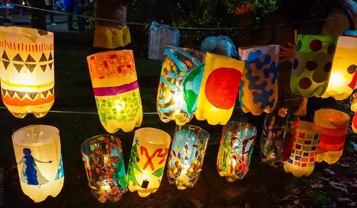 Make beautiful lanterns like this at home!