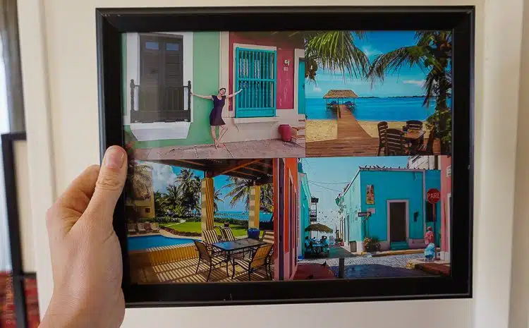 This collage mixes Puerto Rico and Belize.