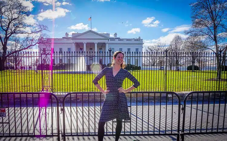 Lapping up the glamour at the White House with Leota!