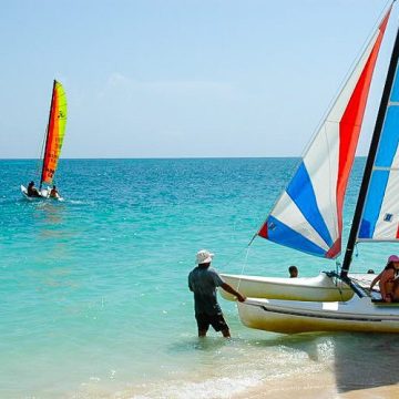 Blue doesn't get any better than that azure ocean of Trinidad, Cuba.