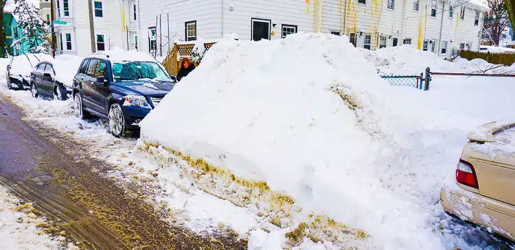 Is that a car or a snowbank?! 