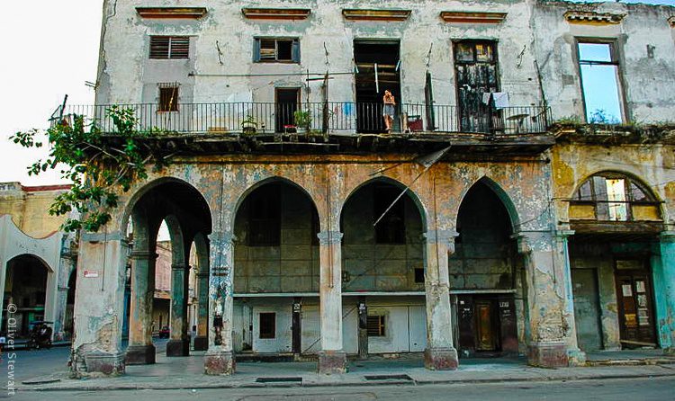 The broken-down beauty of Havana, Cuba.
