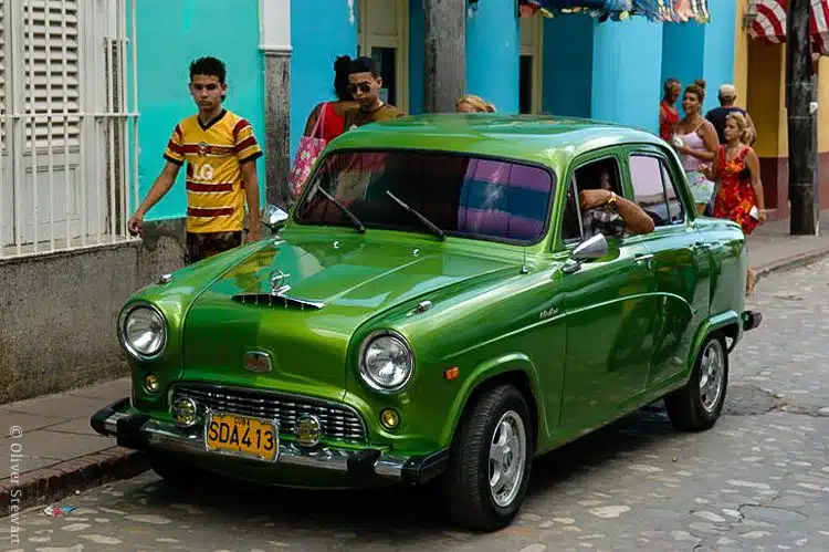 A classic car in Trinidad, Cuba.