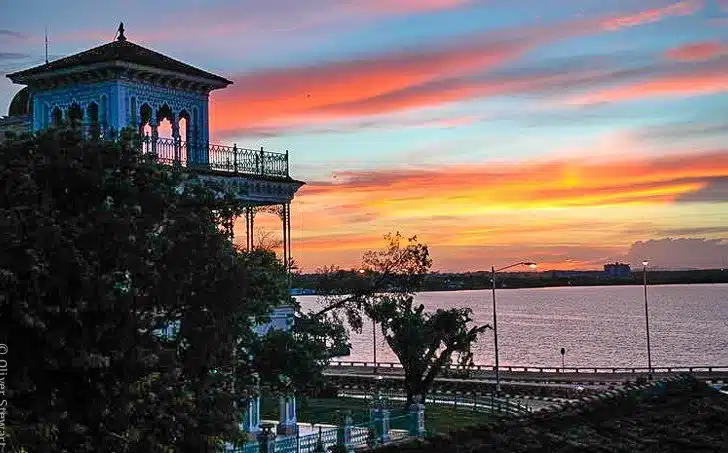Cienfuegos, Cuba at sunset: Gorgeous.