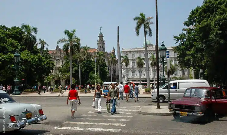 A central Havana street scene. 