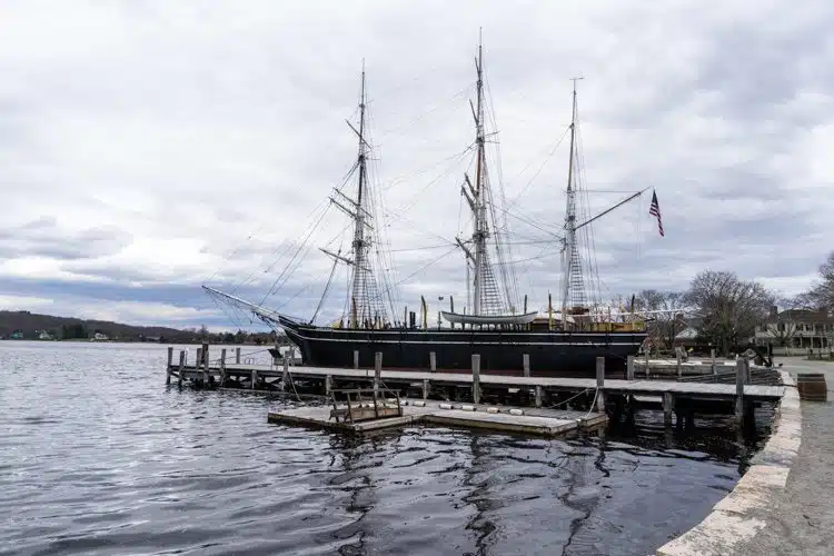 Mystic Seaport is the best place in the country to see famous old ships.