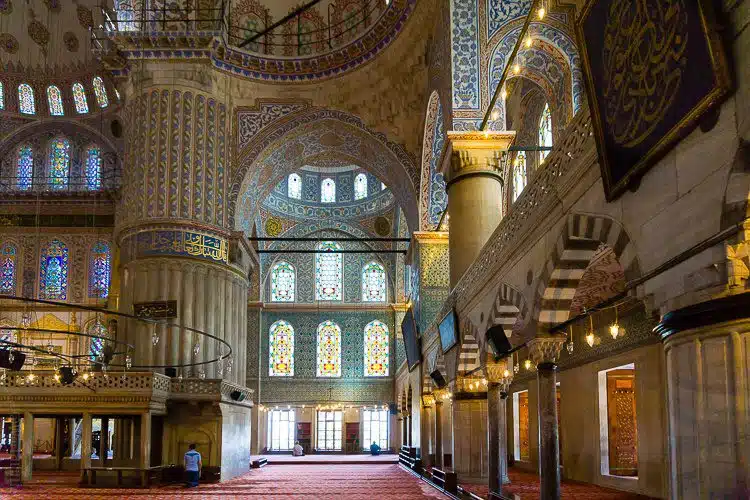 The magnificent way we entered the mosque.