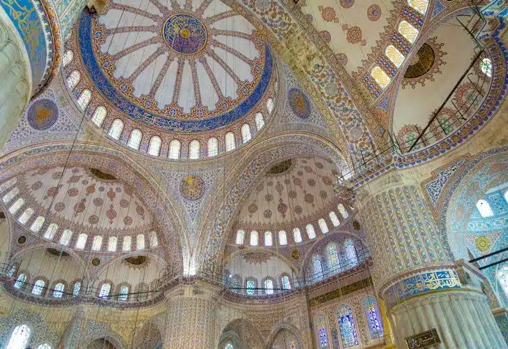 I can't get over the beauty of the Blue Mosque's ceiling.