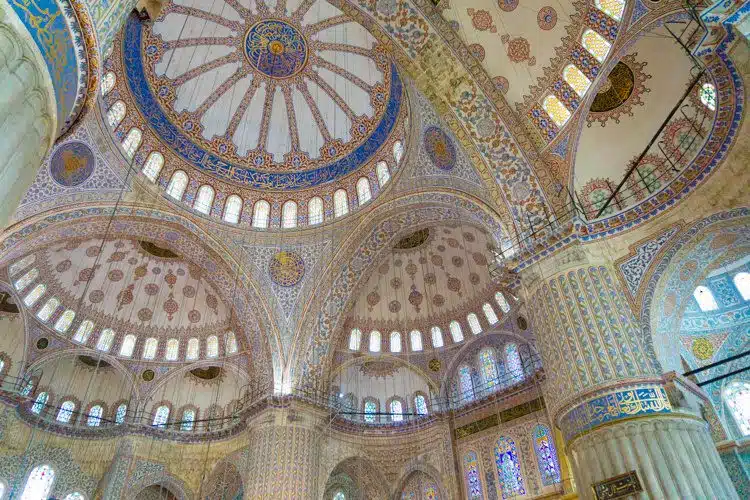 I can't get over the beauty of the Blue Mosque's ceiling. 