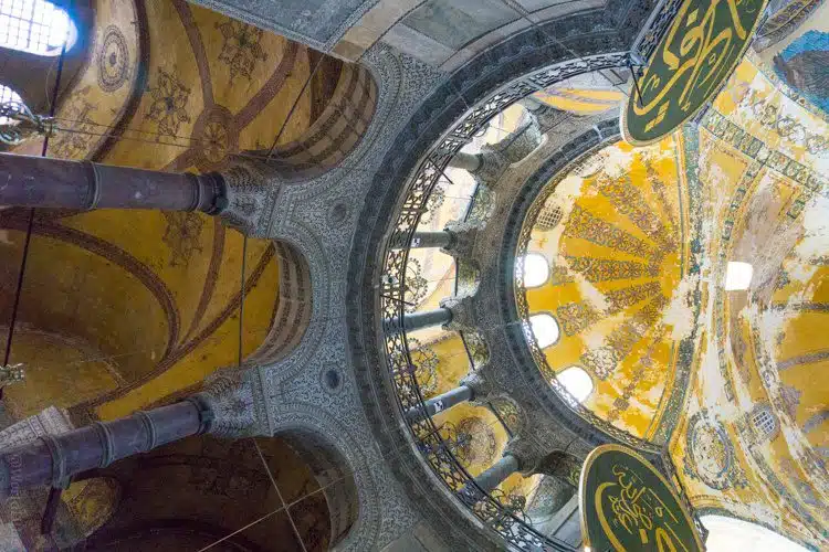 Sideways or upright, Hagia Sophia is the best.