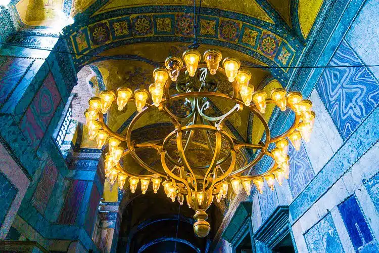 Hagia Sophia chandeliers