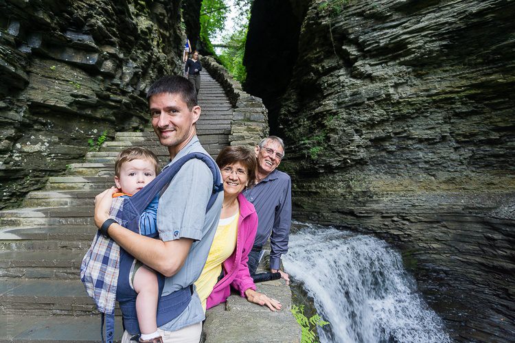 Watkins Glen State Park hiking with a baby