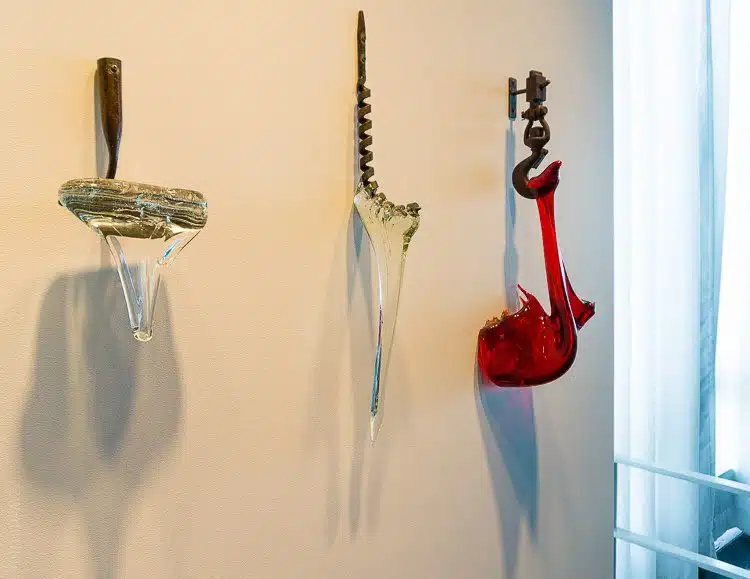 Corning museum of glass: Dripping glass art