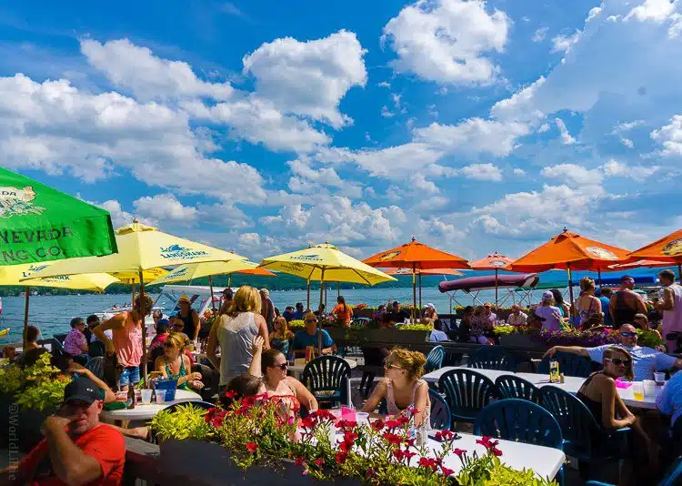 The Finger Lakes region of NY is amazing for outdoor eating!