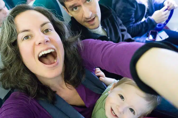 Family on the airplane!