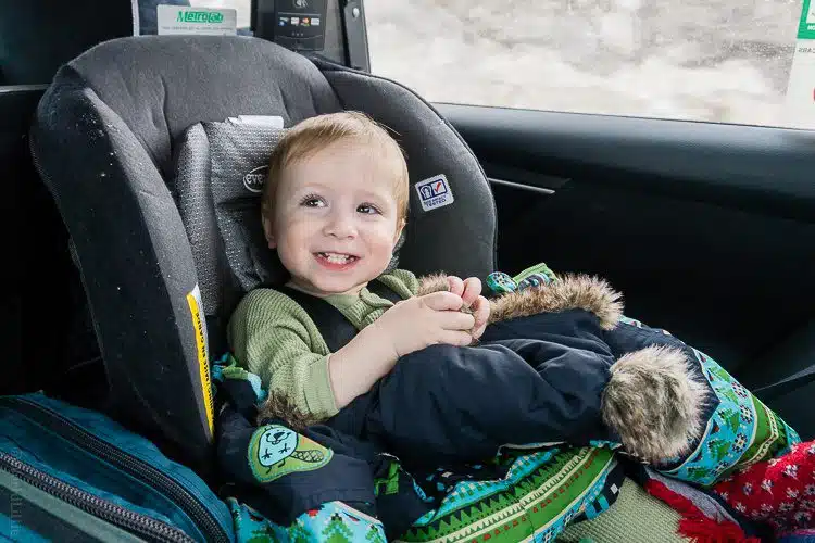 Happy traveling toddler!