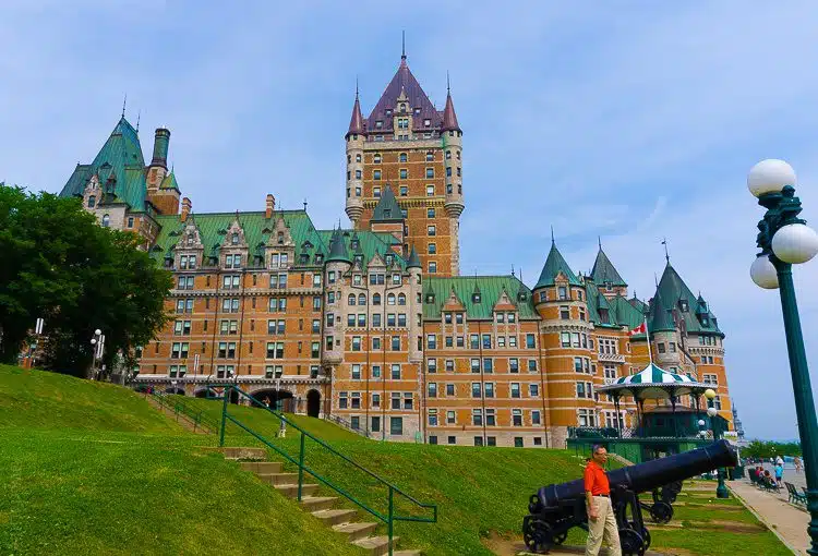 Chateau Frontenac is the glamorous heart of the city. 
