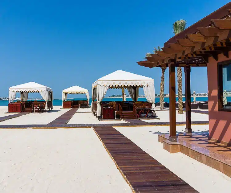 Emirates Palace Abu Dhabi private beach