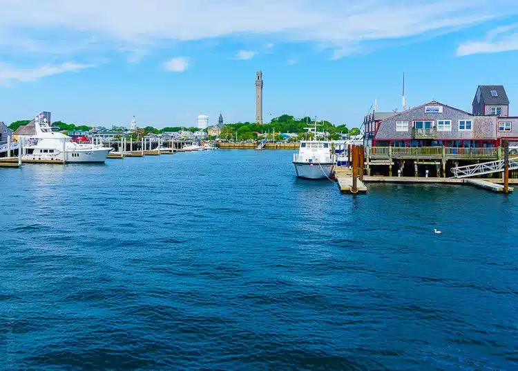 Pretty Provincetown, as seen from the Ferry to Boston.