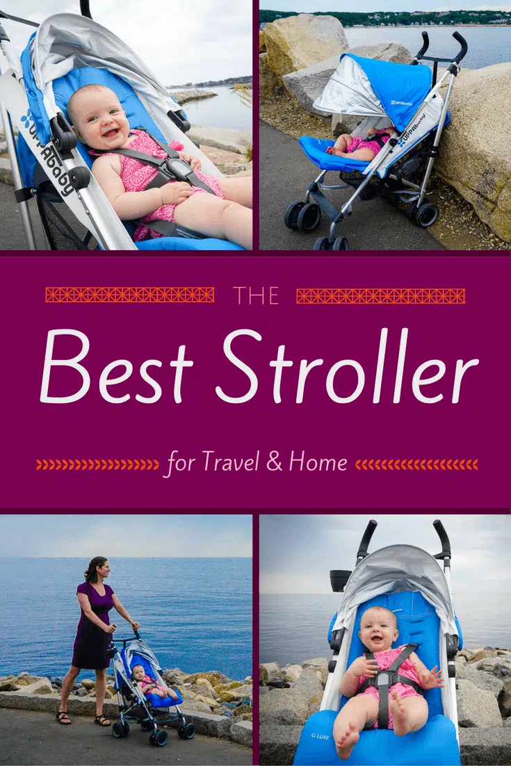 The best stroller for travel and home may well be this reclining umbrella stroller from UPPAbaby called the G-LUXE. It can help you avoid "Nap Jail" and stay out longer! See details here for why.