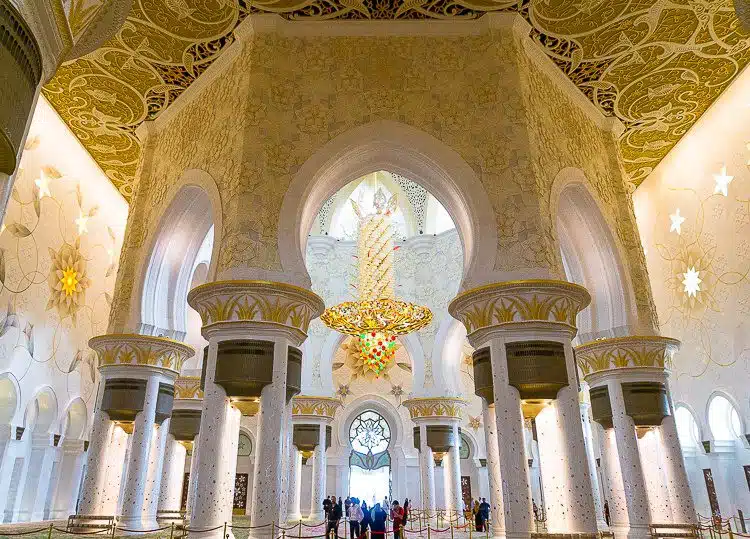 Inside Sheikh Zayed Mosque Abu Dhabi, UAE