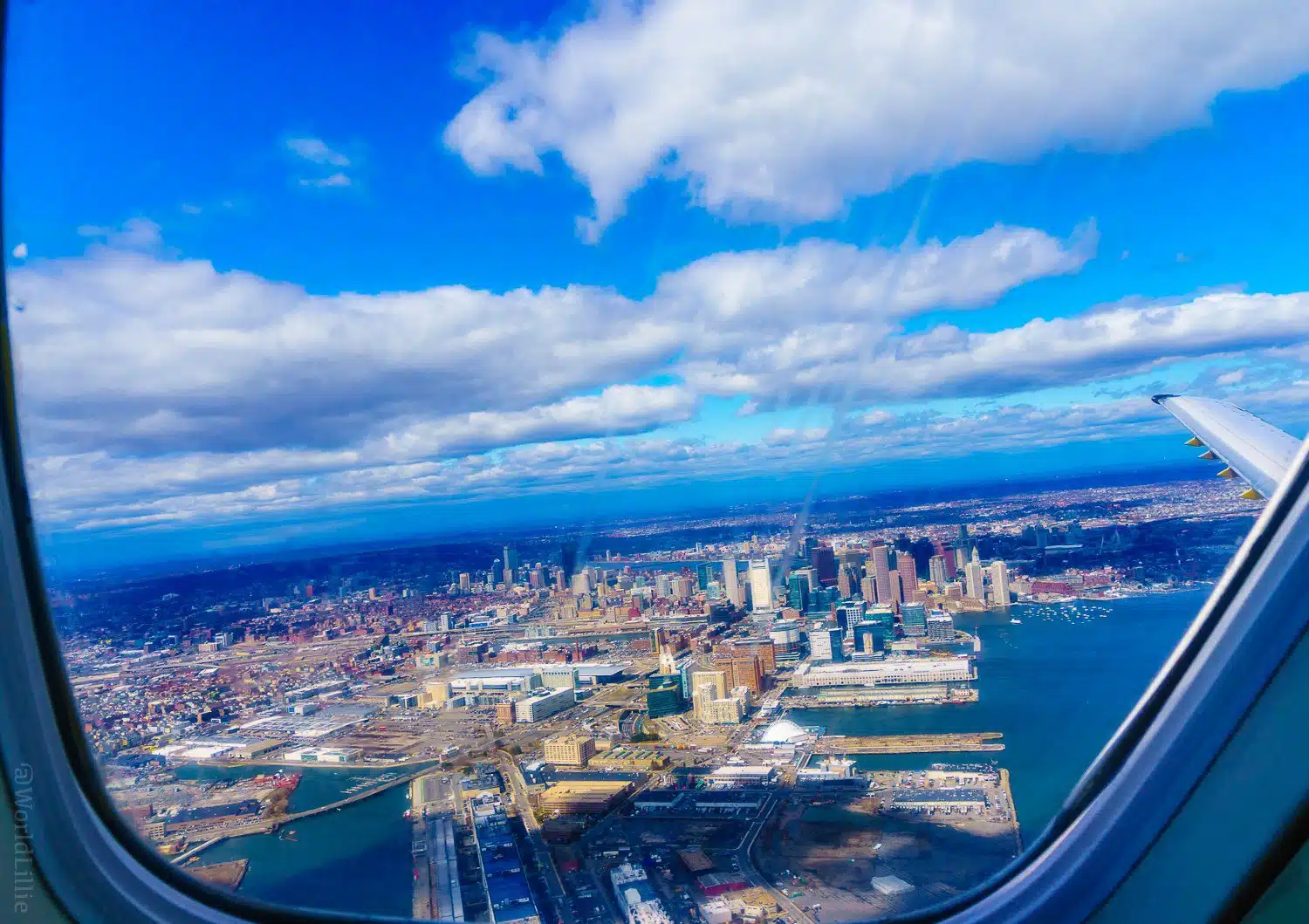 Boston, you look lovely from on Earth as well as above!