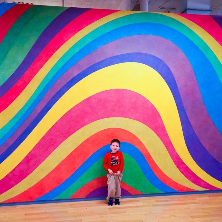 The Sol LeWitt exhibit is a star of the museum.