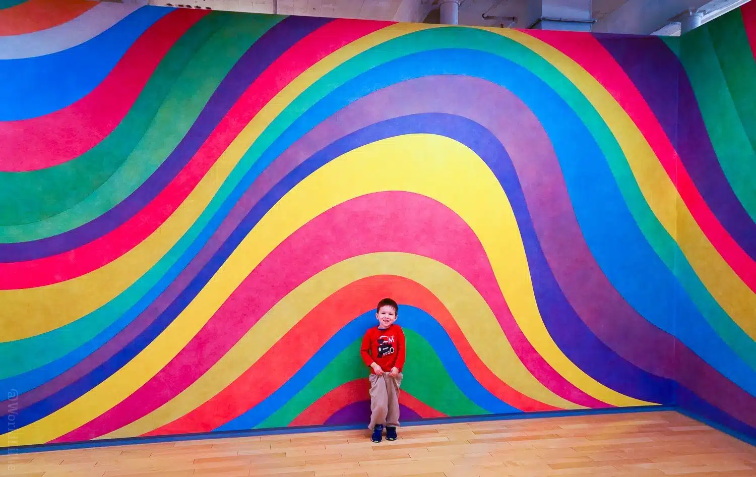 The Sol LeWitt exhibit is a star of the museum.