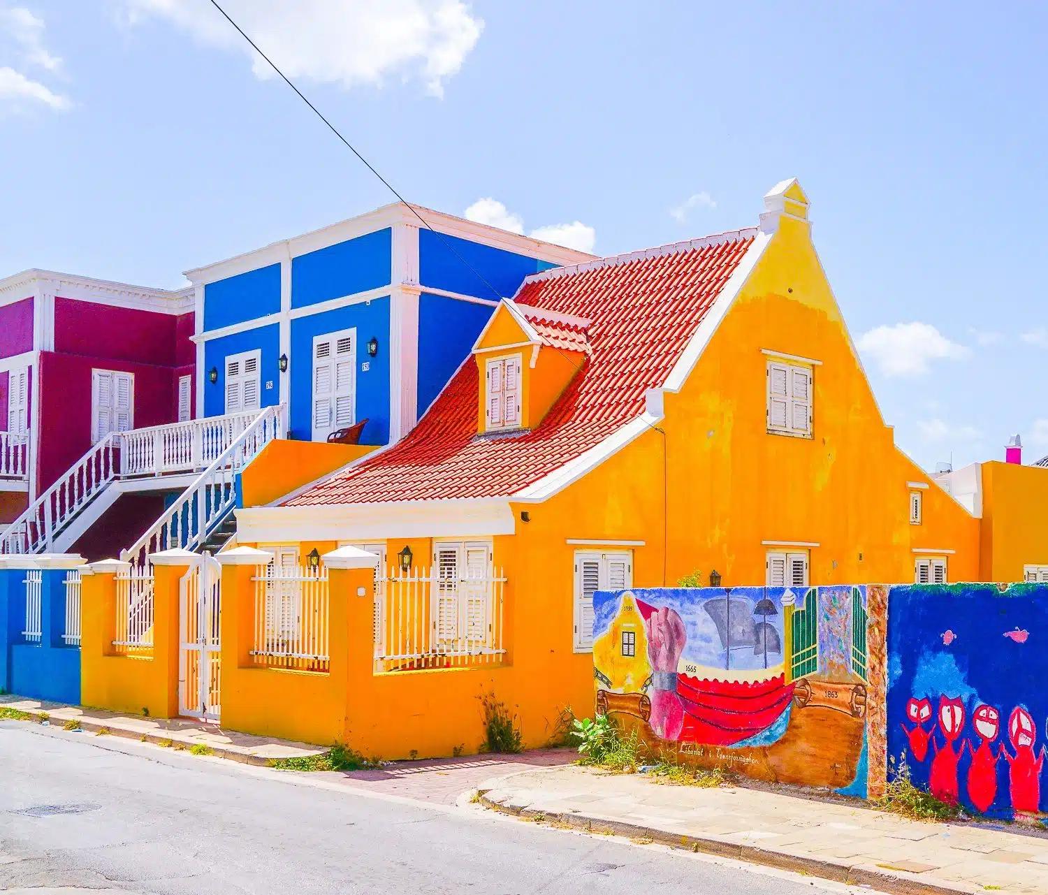 So bright and happy, Curaçao!