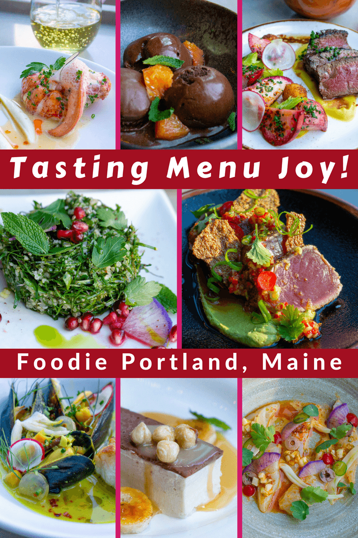 Curious what a tasting menu looks like? Love foodie travel? See delicious photos from Portland, Maine: a great restaurant destination in New England!