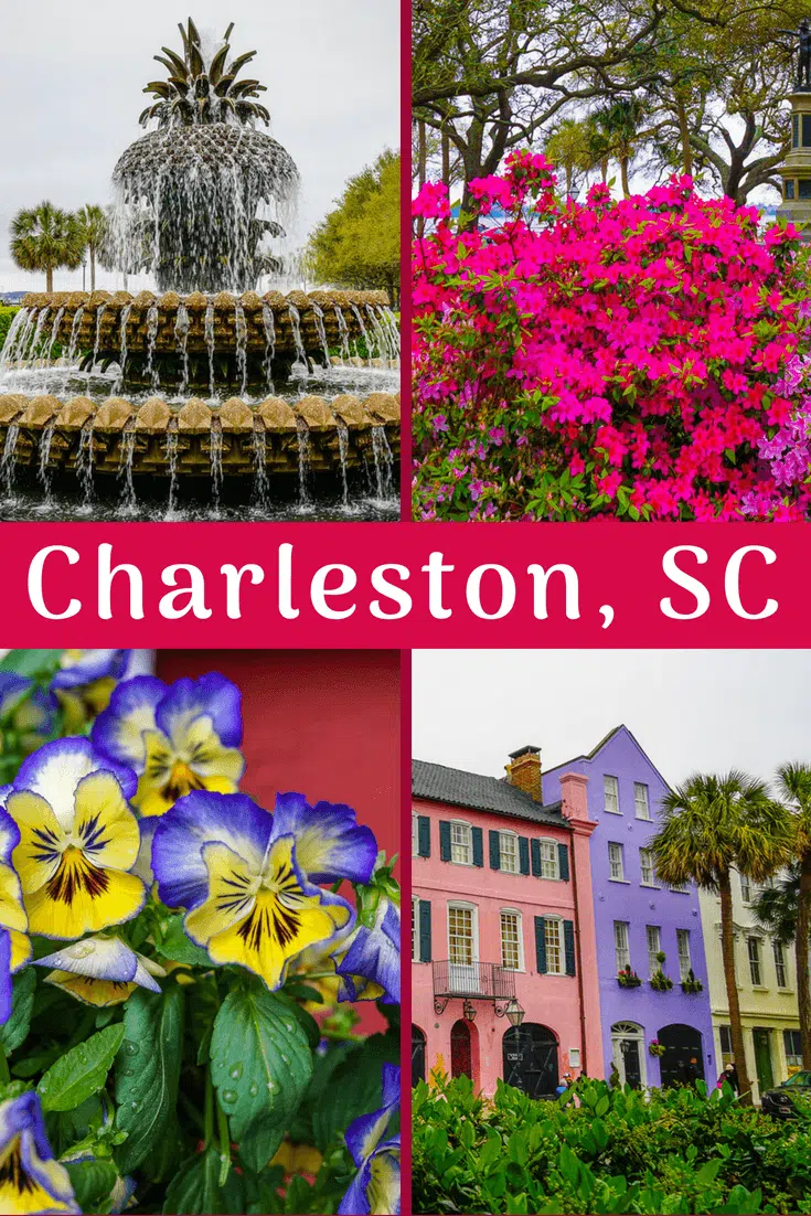 Charleston, SC was voted one of the best cities in the U.S. and in the world to travel to, as you can see from these beautiful photos of my South Carolina visit, full of flowers and great architecture! #Travel #CharlestonSC #Flowers #Architecture