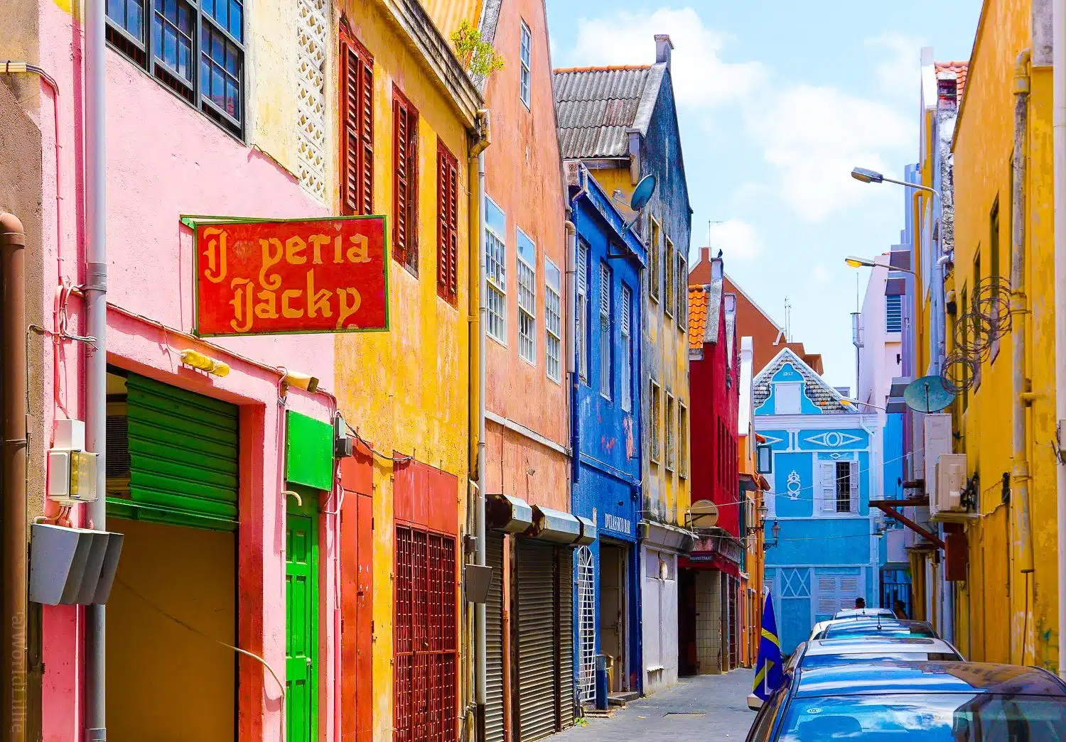 Willemstad, Curaçao is a glorious rainbow of color.