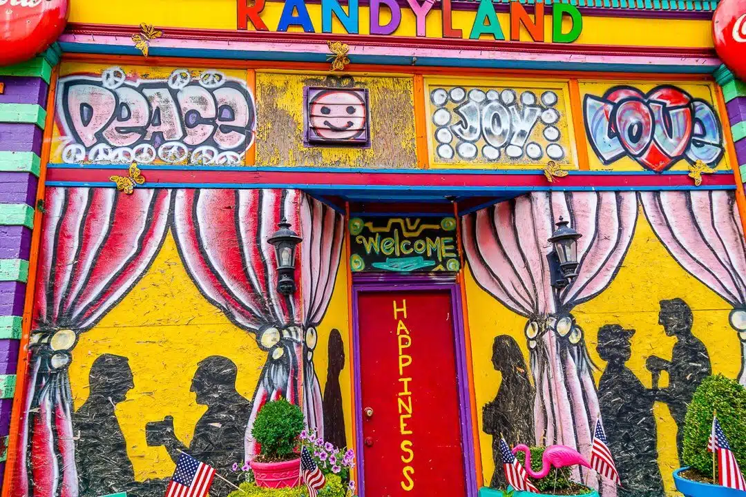 The door to Happiness is at Randyland.