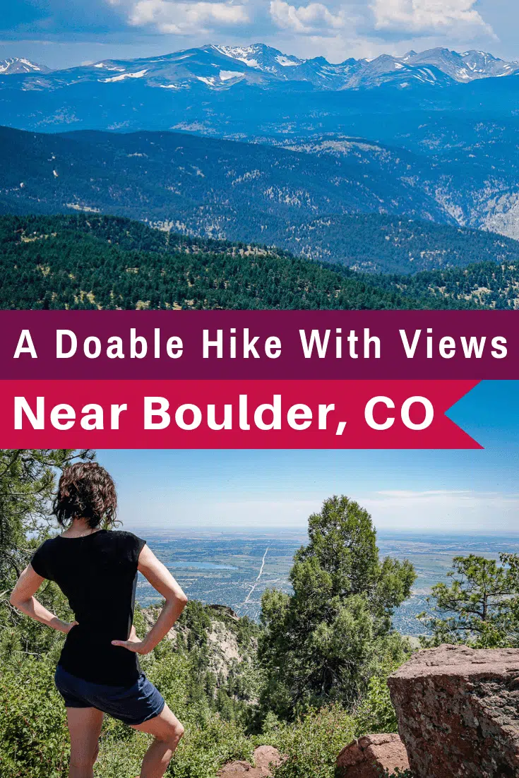 Want a good, moderate hike with views near Boulder, CO? Green Mountain West Ridge Trail can be done in 2 hours and has great Rocky Mountain views and shade!