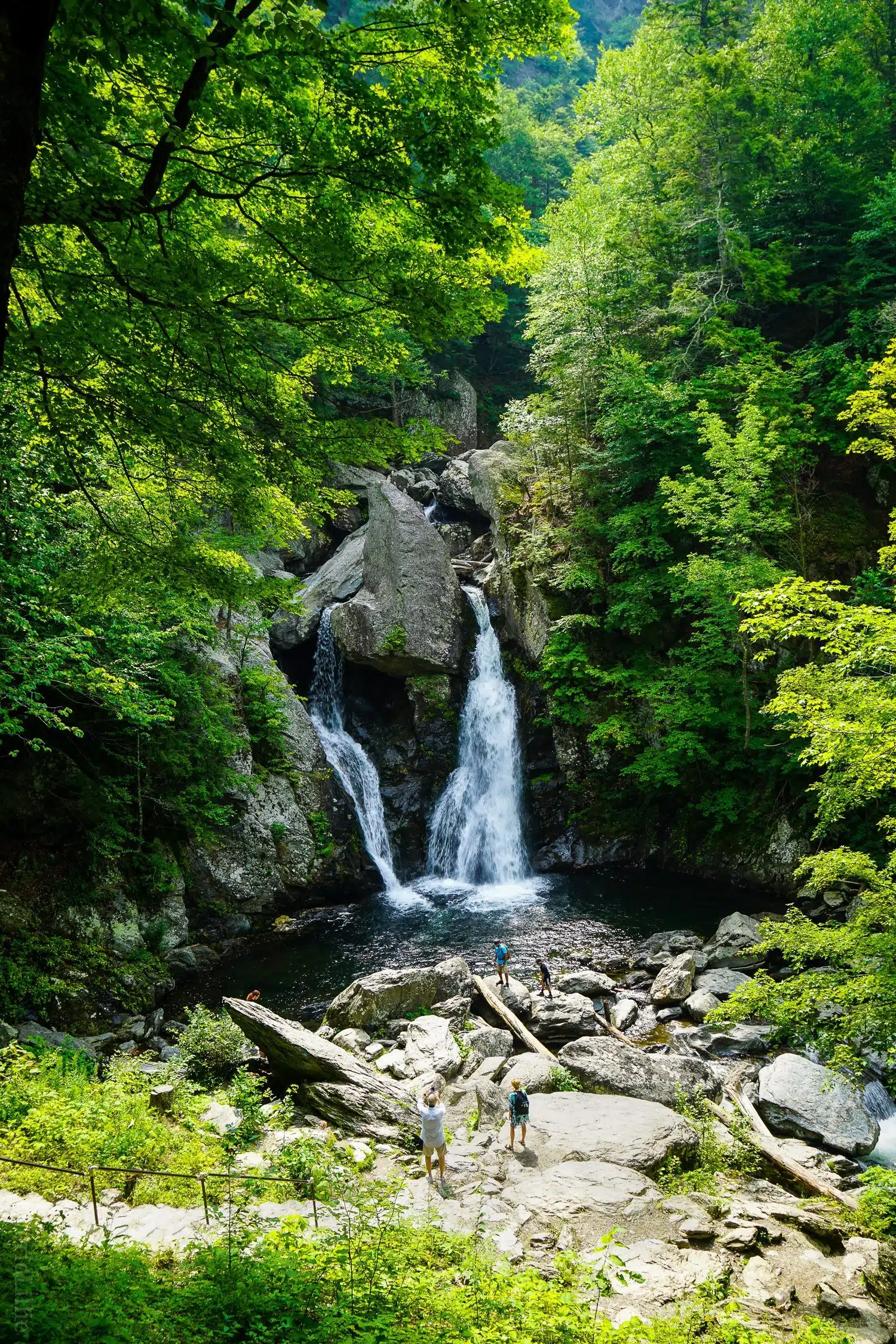 Bash Bish Falls is a great day hike in New England. Advice on hiking the Berkshires, MA side vs. Taconic State Park, NY. Highest waterfall in Massachusetts!