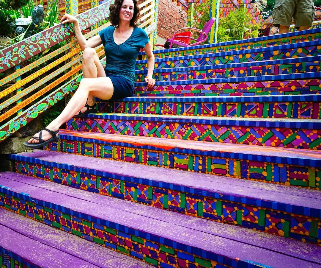 Randyland Pittsburgh stairs