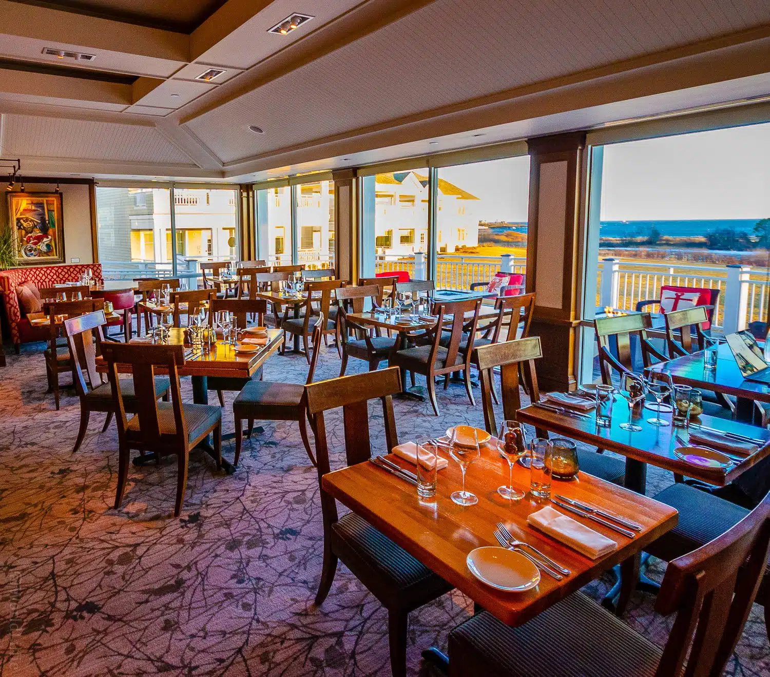 Inn by the Sea Maine Resort: Sea Glass Restaurant with an ocean view