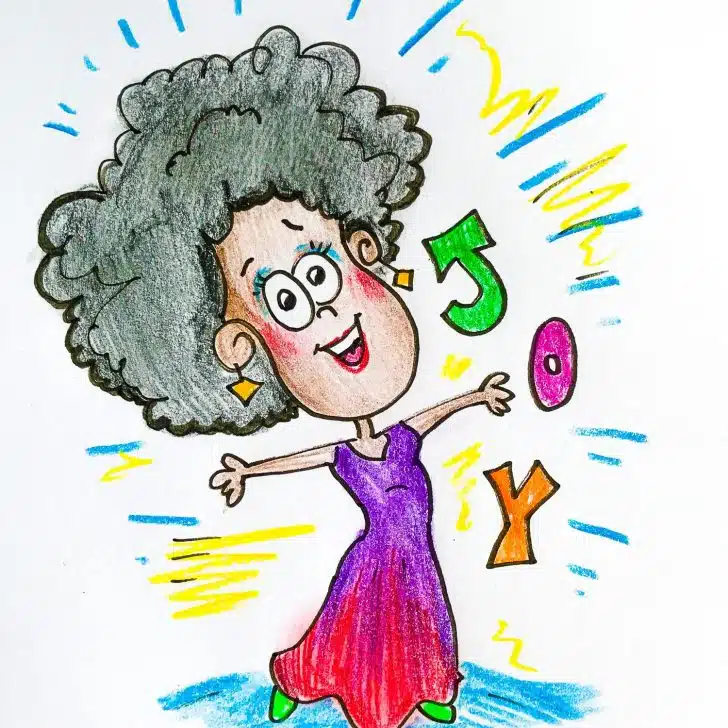 Joy cartoon: female poses