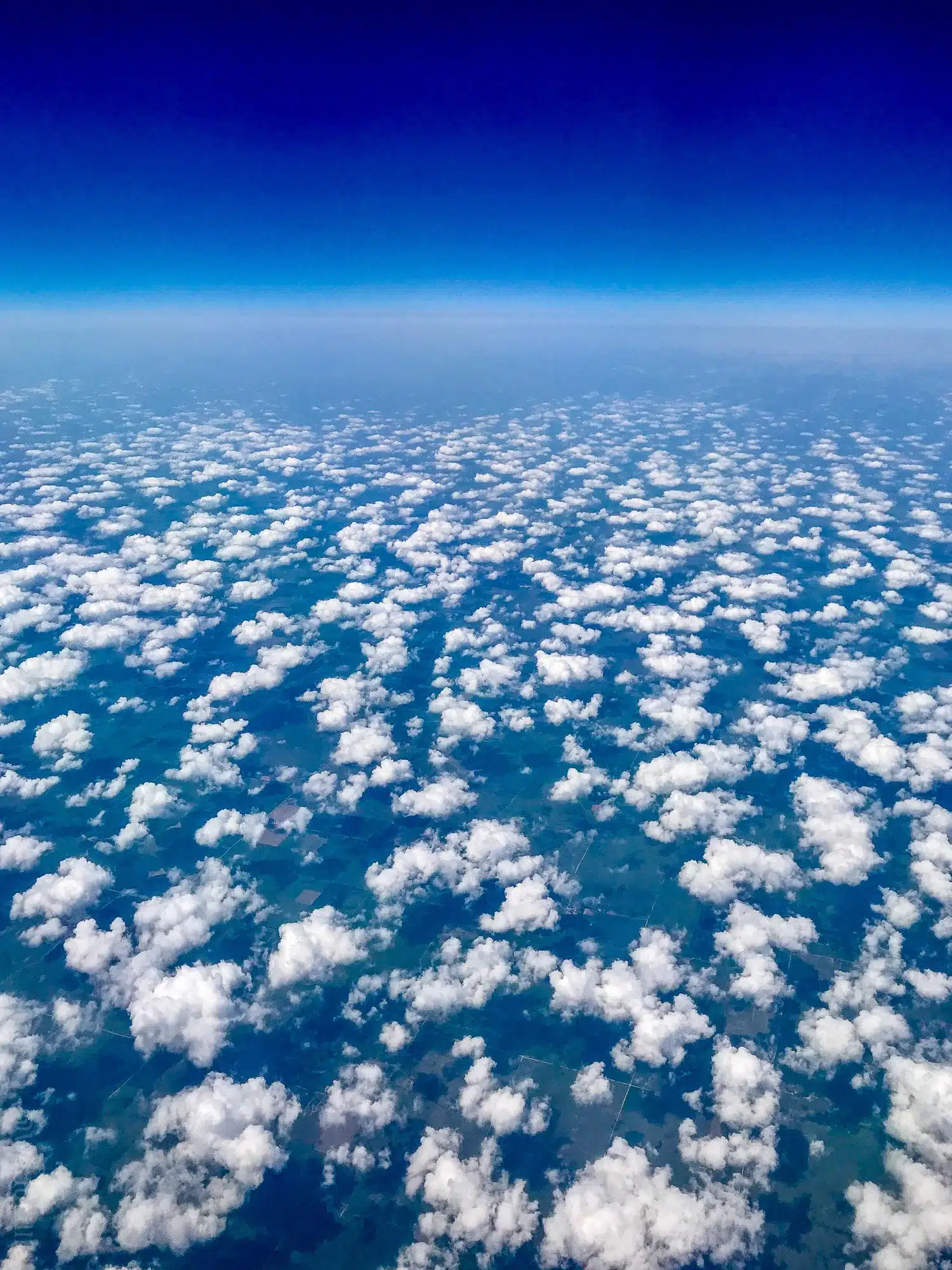 Clouds seen on my flight to Minneapolis.