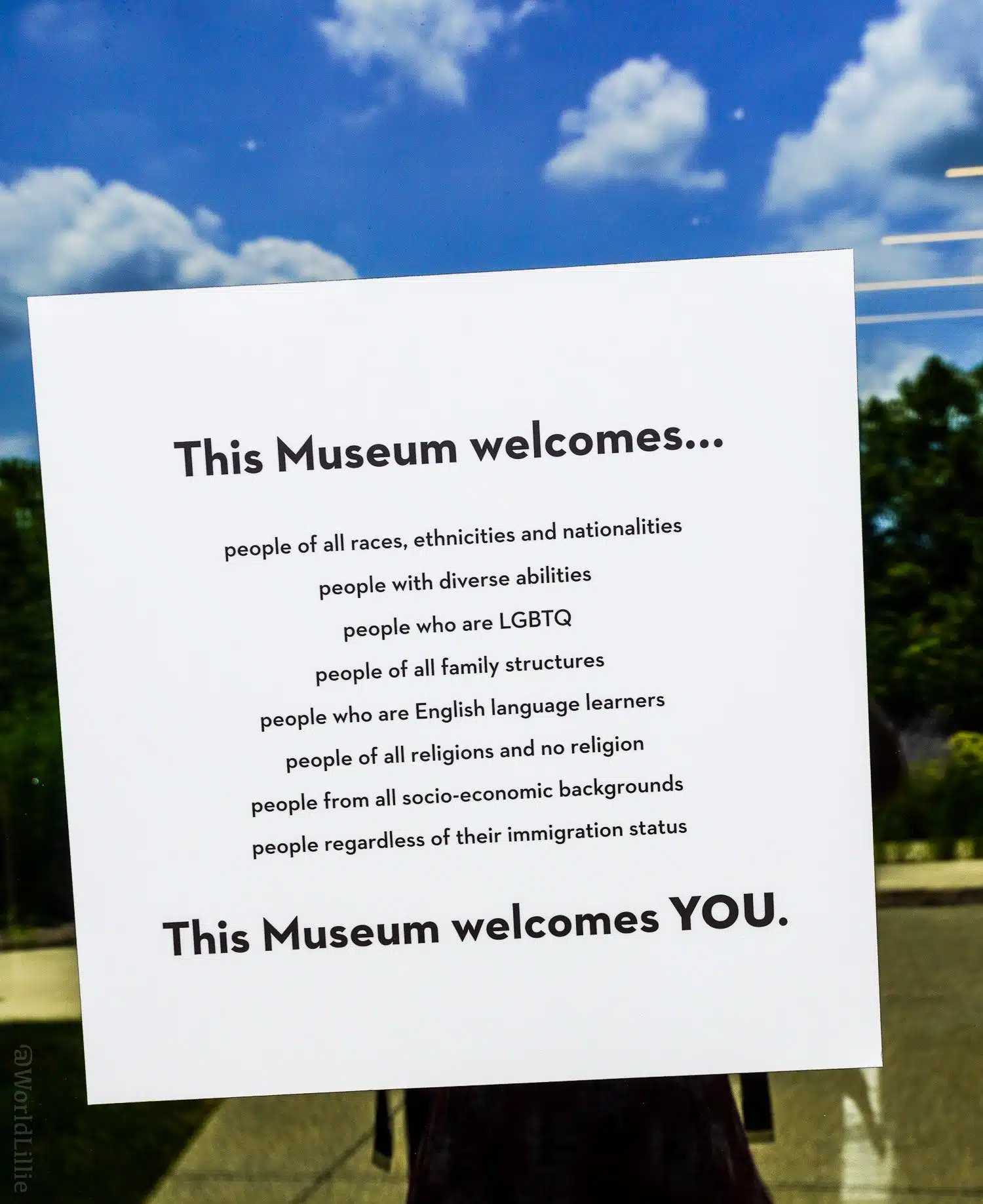 This museum welcomes YOU