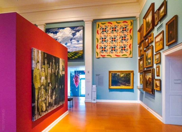 The room for local Pittsburgh and Pennsylvania art.