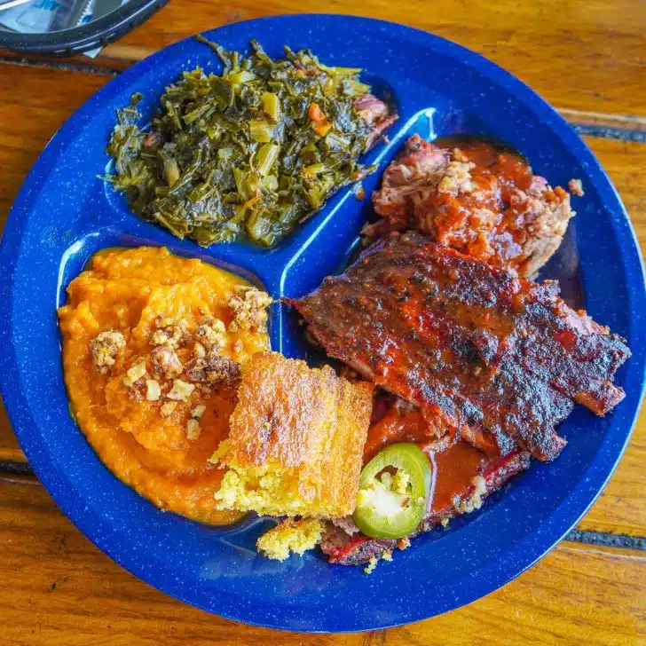 Delicious BBQ and sides!