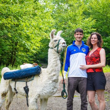 We loved our llama trek in Vermont!