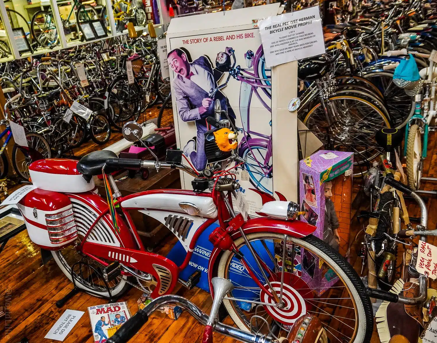 The Pee-wee Herman bike from the movie!