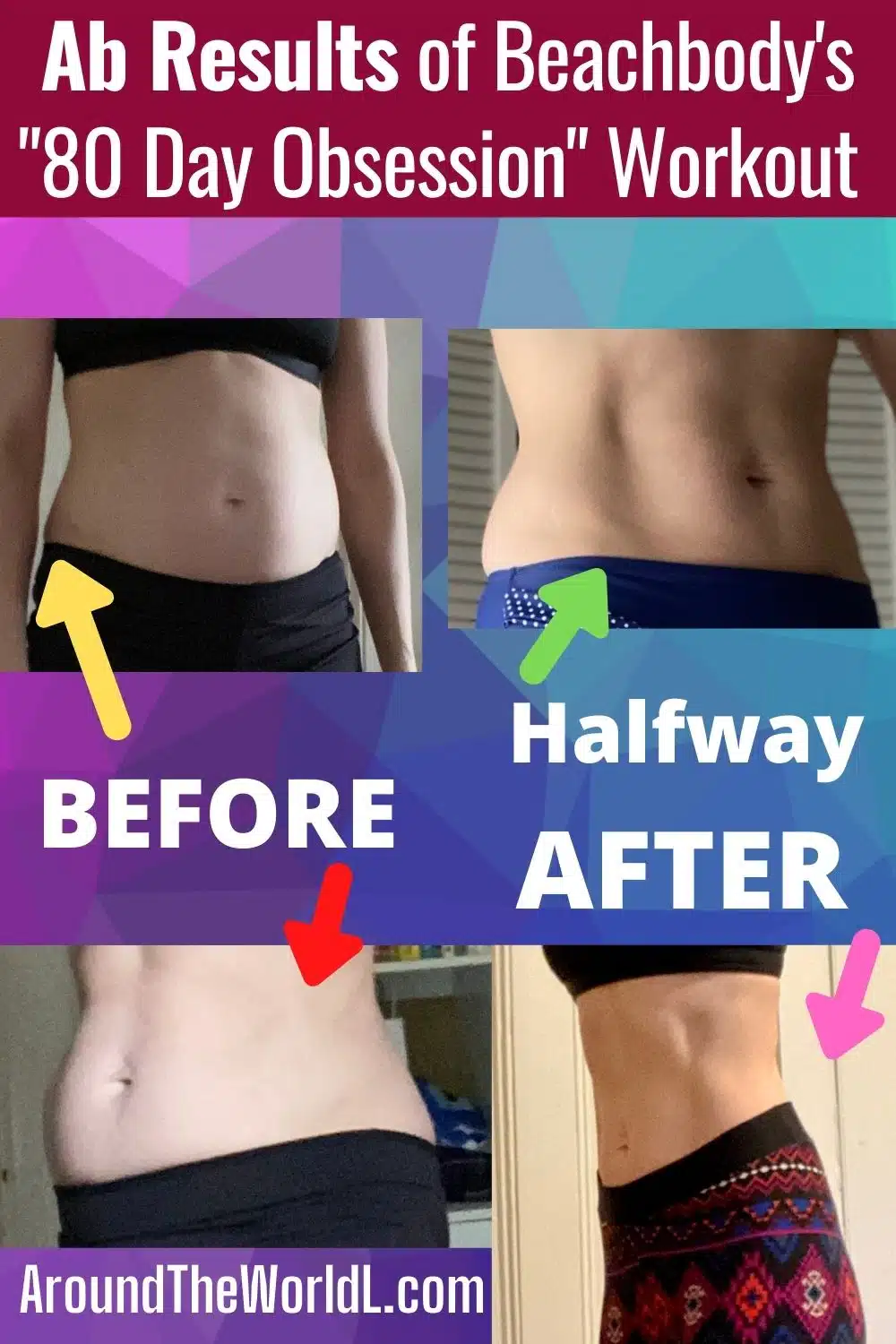 Ab results of 80 Day Obsession on Beachbody