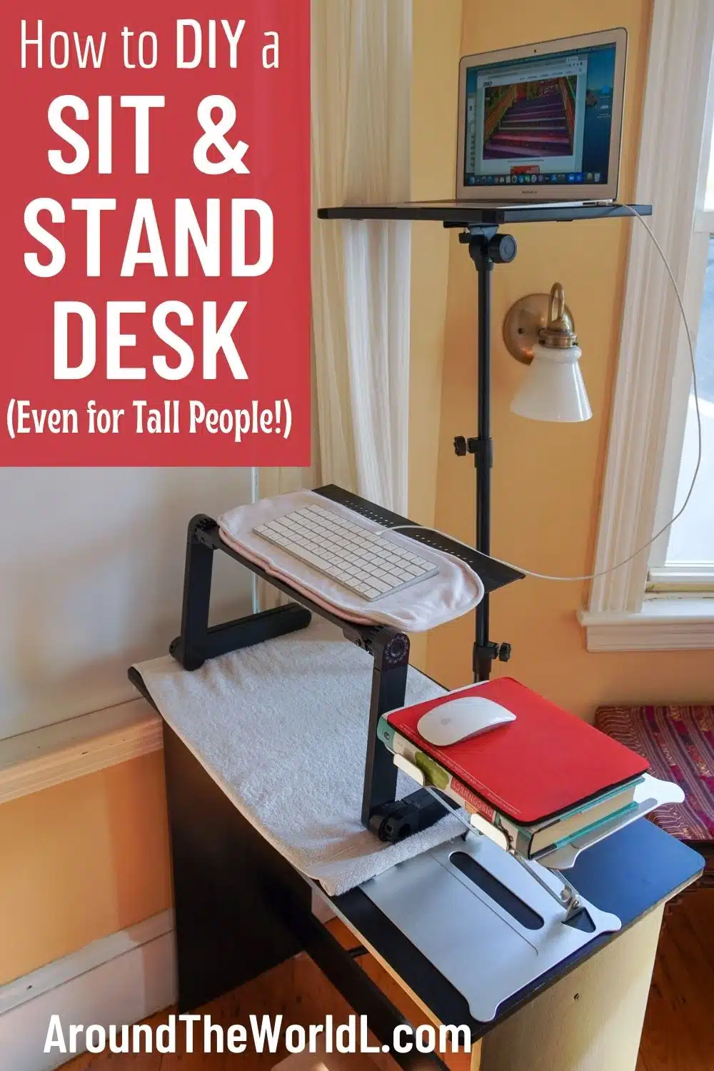 DIY sit stand desk