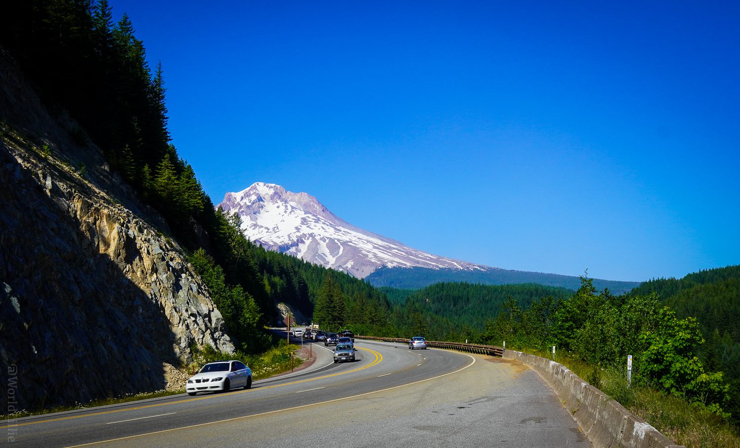 Mount Hood, seen from Route 26.