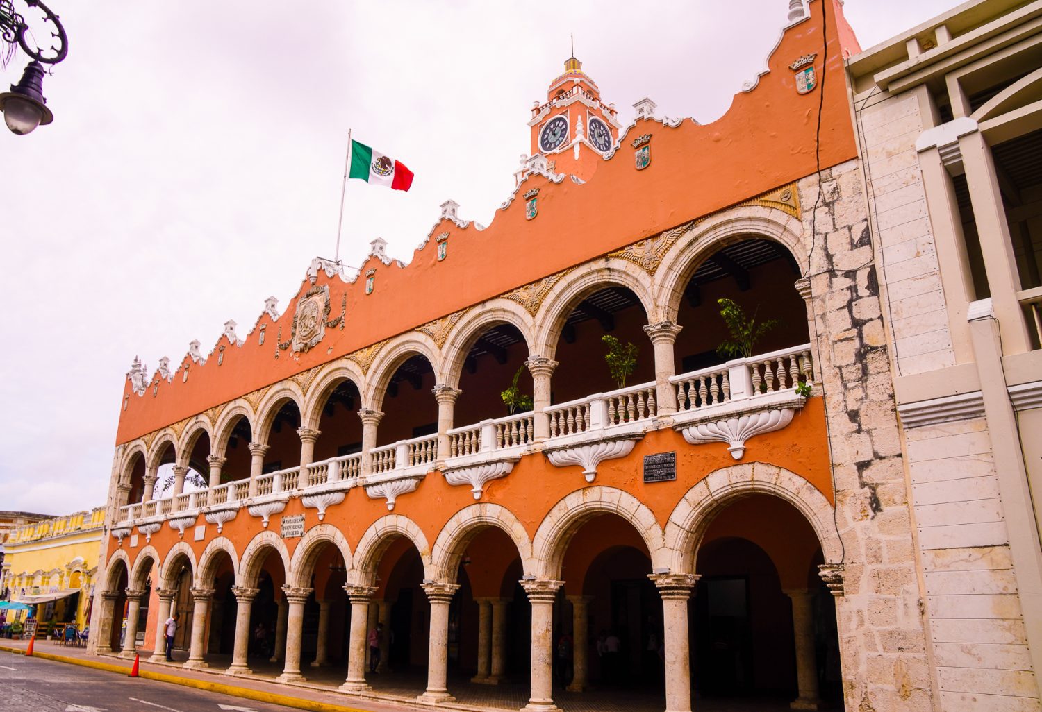 The Municipal Palace in the Plaza Grande.
