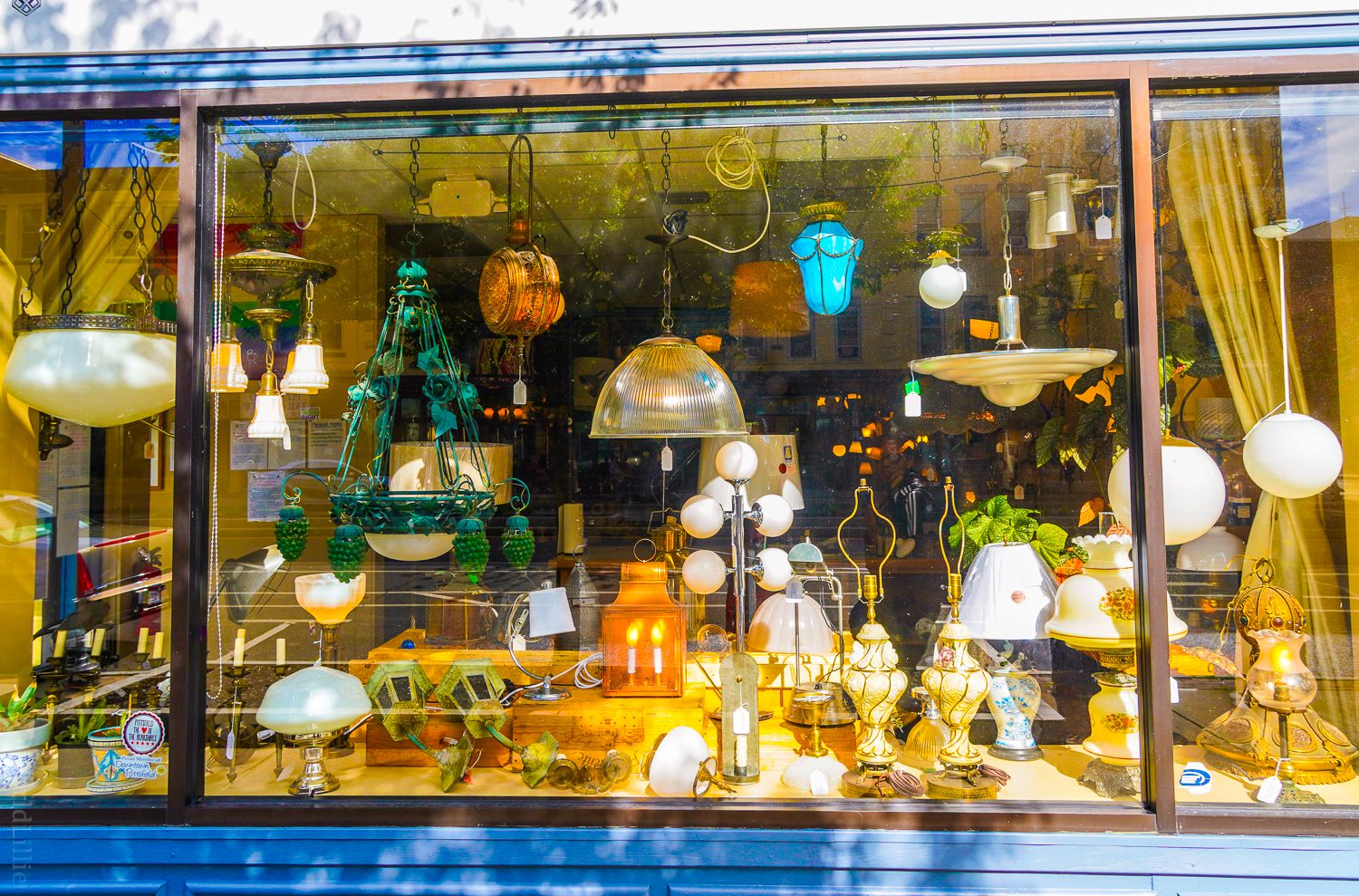 A vintage lamp store in Pittsfield.