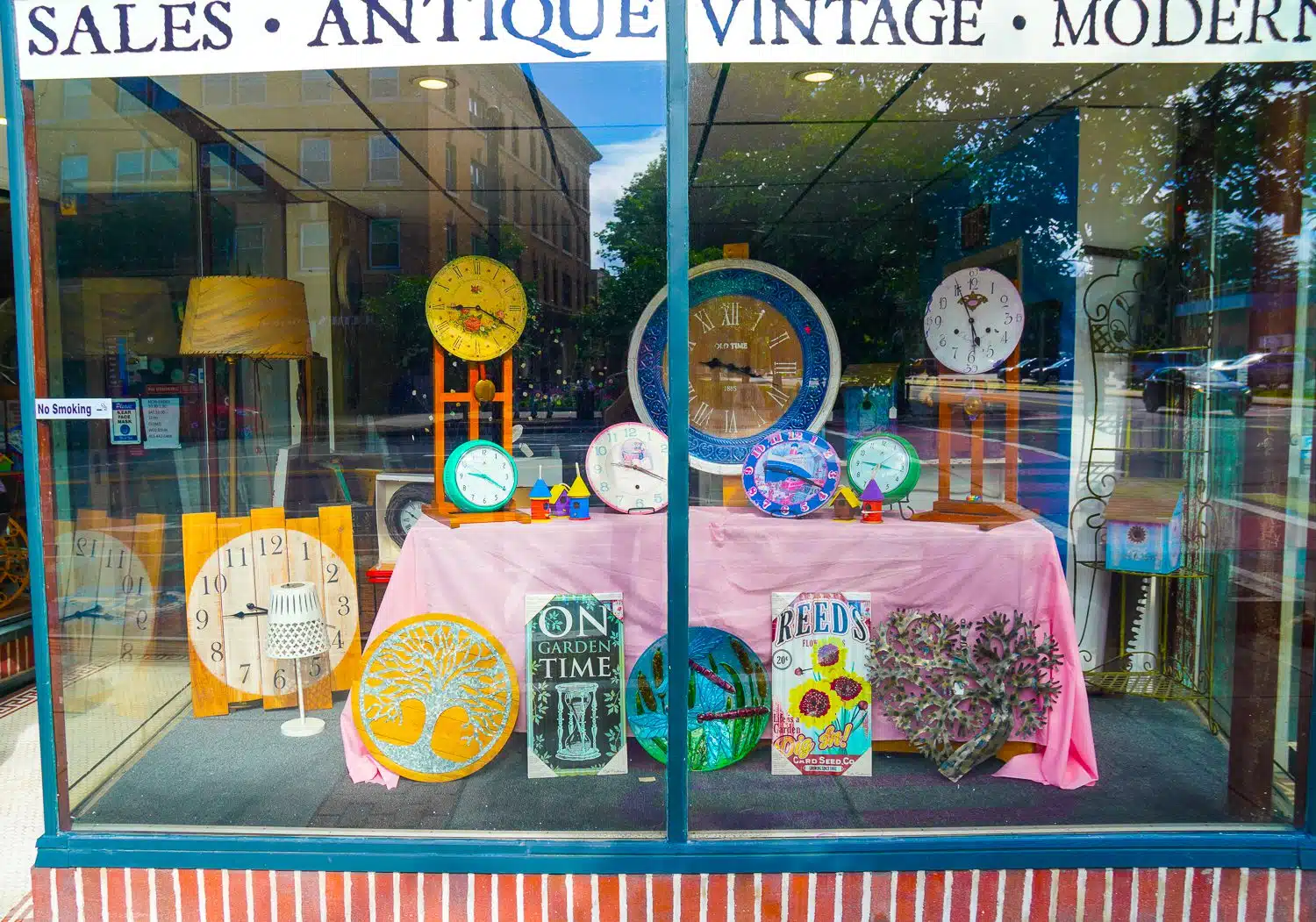 Pittsfield's vintage clock store.